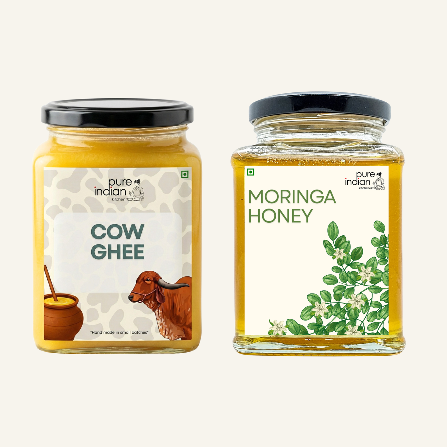Daily Health Combo - Moringa Honey & Cow Ghee