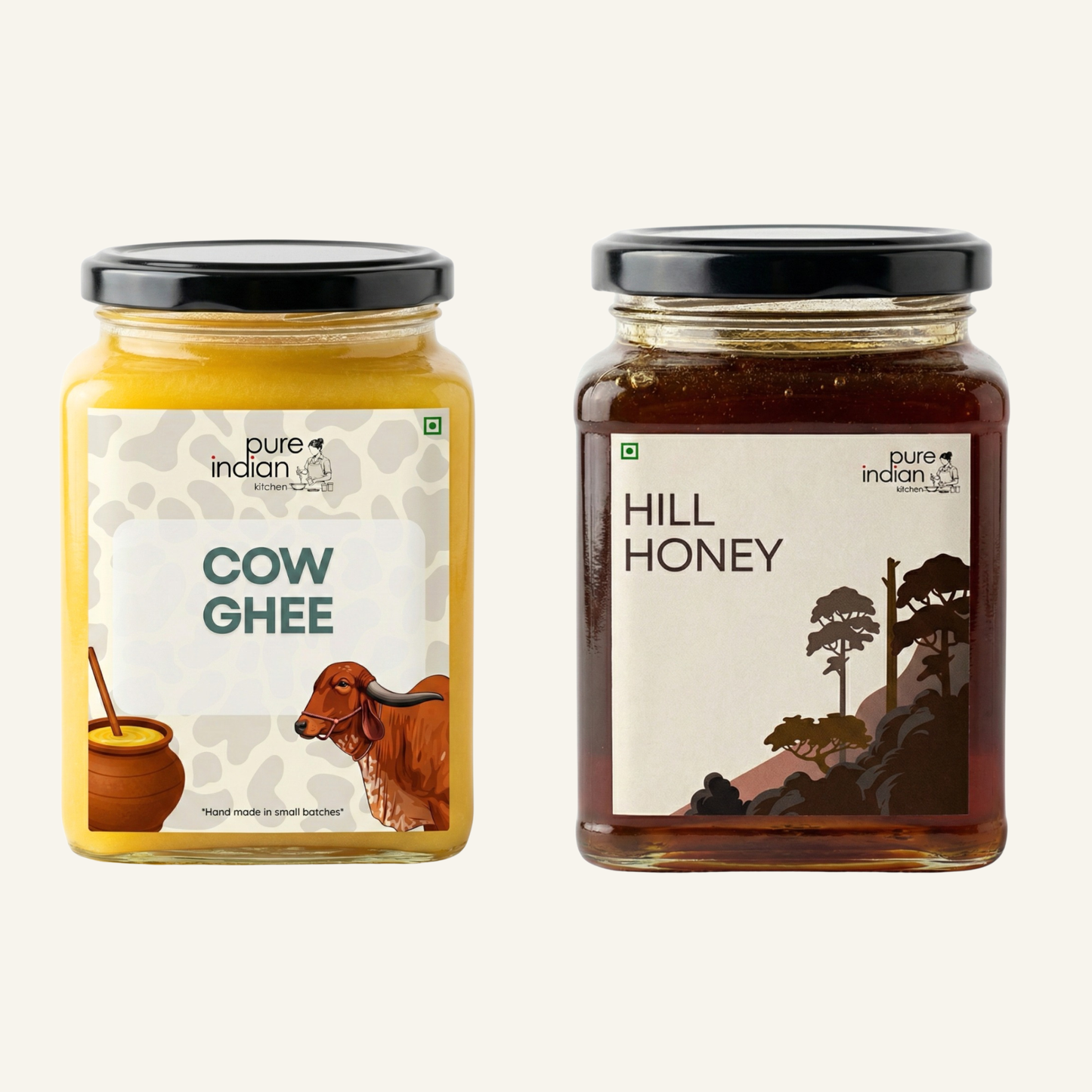 Morning Ritual Combo -  Hill Honey & Cow Ghee