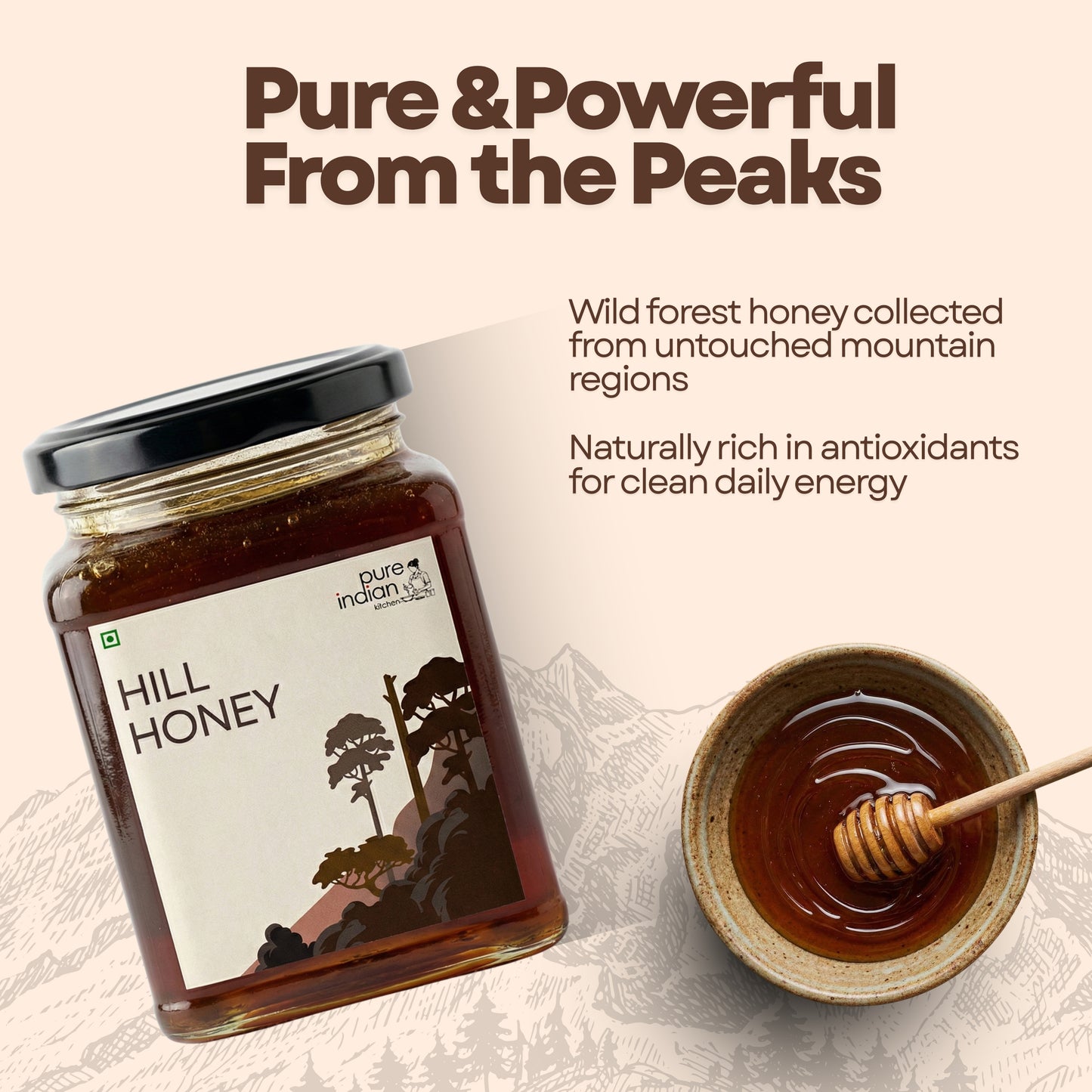 Pure Hill Honey (Wild Forest Honey)